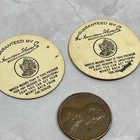 Vintage 1900s - 1920s Bull Durham Tobacco Plug - Tag Set Of 2 Sc1