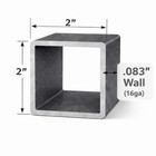 Square Steel Tubing-2  X 2  X 14ga  0 083  -select Length