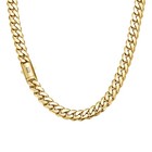 14k Yellow Gold Miami Cuban Royal Monaco Chain 6mm-14mm Necklace Bracelet 7 -30 