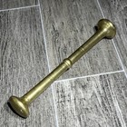 Vintage 9  Heavy  Solid Brass Pestle Apothecary Pharmacy herbs spcies