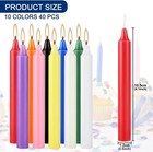 Yoroxrg 40pk Spell Chime Candles 4in Multi-color Home Decor