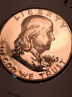 1963 Proof Franklin Silver Half Dollar  lot  4829 