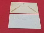 X2 Wwii Patriotic Covers Tied Seals Labels   World War Ii Poster Stamps L  k  