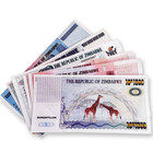6pcs set Zimbabwe 100 Trillion Billion Myrillion Dollars Banknote Unc Lot