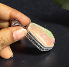 Australian Triplets Opal Gemstone 925 Sterling Silver Handmade Jewelry Pendant