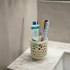 Bathroom Toothbrush   Toothpaste Organizer Stand   Wall Mount Or Counter Top 