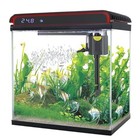 10 Gallon Fish Tank Smart Aquarium Kit  Glass Small Aquarium Starter Kits Self 