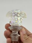 Vintage Versace Rosenthal Iridescent Crystal Medusa Head Wine Stopper