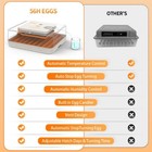 56 Egg Incubator With Automatic Egg Turning Egg Hatching Temp   Humidity Control