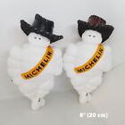2x8  Bibendum Michelin Man Collectible Doll  led hat Ads Tire Decor Welcome Sign