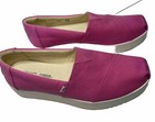 Toms Alpargata Fenix Slip On Womens Shoes Hot Pink - Us 9  - Uk 7 - Very Good 