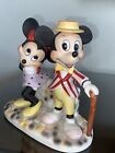 Disneyland Ceramic Mickey   Minnie Mouse 20s Figure 1987 Vintage Walt Disney