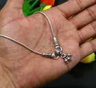 925 Sterling Silver Snake Chain Anklets foot Bracelet  Nank460