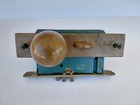 Vintage Door Lock Set Russwin Mortise Exterior Lock Brass Round Knobs With Key
