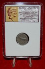 Ancient Roman Republic Coin Marc Antony Galley Legion Viii Silver Denarius
