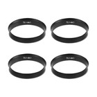4pcs Car Wheel Hub Center Ring Plastic Hub Reducer 73 1mm Od To 64 1mm Id