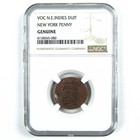 1726-1794 Voc Copper Duit Cent Genuine Ngc Copper 1c Sku opc140