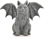 Winged Cat Gargoyle Statue - Mythical Fantasy Decor By