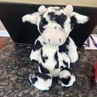 Jellycat Bashful Calf 12    Black   White Cow Plush Soft Cute
