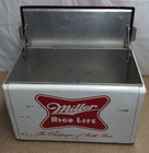 Miller High Life Beer Metal Cronstroms Picnic Cooler Ice Chest With Handle