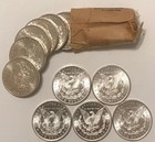 Lot Of 5 1878-1893 Cc Morgan American Silver Dollar Coin Roll -ms Bu Mixed Years