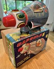 1960s Masudaya Japan Tin Battery Operated Capsule 5 Space Toy With Original Box