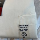 New Mens Van Heusen Flex Dress Shirt 17 5 36 37 Canvas Color Light Tan