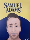 Boston Bruins Brad Marchand Samuel Adam   s Beer Metal Sign - Marchandy