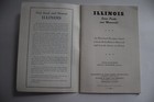 1949 Illinois Tourism Booklet Brochure   Road Map State Vintage Travel Ephemera
