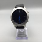 Samsung Gear S3 Classic 46mm Smartwatch Silver Tone Leather Powers On Android