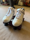 Roller Derby Viper M4 Roller Skates  Womens Size 9  White   Purple  Preowned