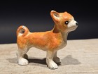 Vintage Antique Style Miniature Cast Iron Chihuahua Dog Figurine Dog