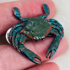 Vtg 1992 Gg Harris Pewter Maryland Blue Crab Souvenir Lapel Pin
