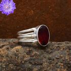 Mozambique Garnet Gemstone 925 Sterling Silver Ring Handmade Jewelry Ring Gift