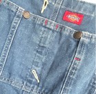 Dickies Bib Overalls Mens 44x32 Blue Denim Workwear Carpenter 100  Cotton