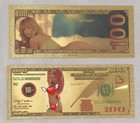 Playboy 24k Gold Foil  100 Banknotes 15 Exotic Novelty Notes 18  Only Spicy New
