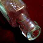 Medicine Bottle Good Mason s Antique Aqua Green Glass  3 3 4  Rare