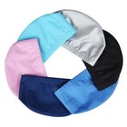 Pu Fabric Swimming Cap Men Women Waterproof Swim Pool Hat Water Sport Protect 