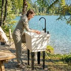 Utility Sink Laundry Tub  Freestanding Laundry Sink  White