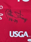 Curtis Strange Pga Golf Champion Hof Signed Autograph Us Open Flag Pin Jsa