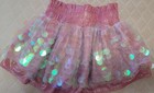 Pink Little big Girls Paillette Sequin Metallic Skort Size 4 From Dillard s 