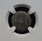32-31 Bc Marc Antony Ancient Roman Silver Denarius Coin Legion Xvi Ngc Vg