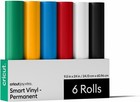 Smart Permanent Vinyl For Joy Xtra Machine  Sampler Pack 9 5in X 24in  6 Sheets