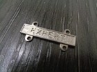 Vintage U s  Army Qualification Bar  Expert - Silver Chrome Finish Post Wwii