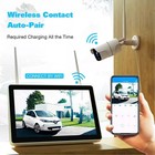 Outdoor Wireless Security Camera System Cctv Wifi Cameras With Monitor Nvr Hdd