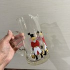 Vintage Cera Snooty Reynard English Fox   Hound Dog Hunt Glass Cocktail Pitcher