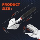 Multi Angle Miter Shear Cutter With 10 Blades  45  -135   Trim Cutting Tool