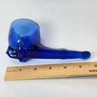 Keene Nh New Hampshire Souvenir Antique Blue Glass Trinket Pipe