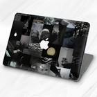 Black Aesthetic Collage Trendy Hard Case For Macbook Air 13 Pro 16 13 14 15