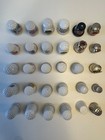 Lot Of 30 Collectible Thimbles Souvenir States Cities Landmarks   Other Misc